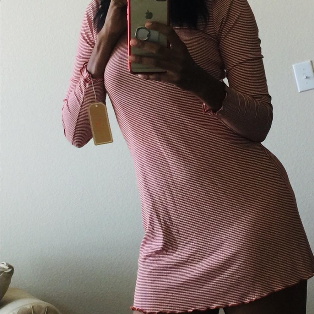 Strip Mini Dress.
